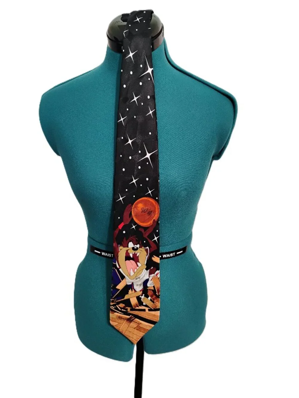 Vintage Looney Tunes Tazmania Mania Neck Tie